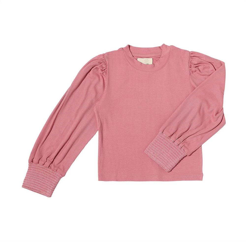 NEW VIGNETTE kid's jessa t-shirt & betty pants in pink carnation